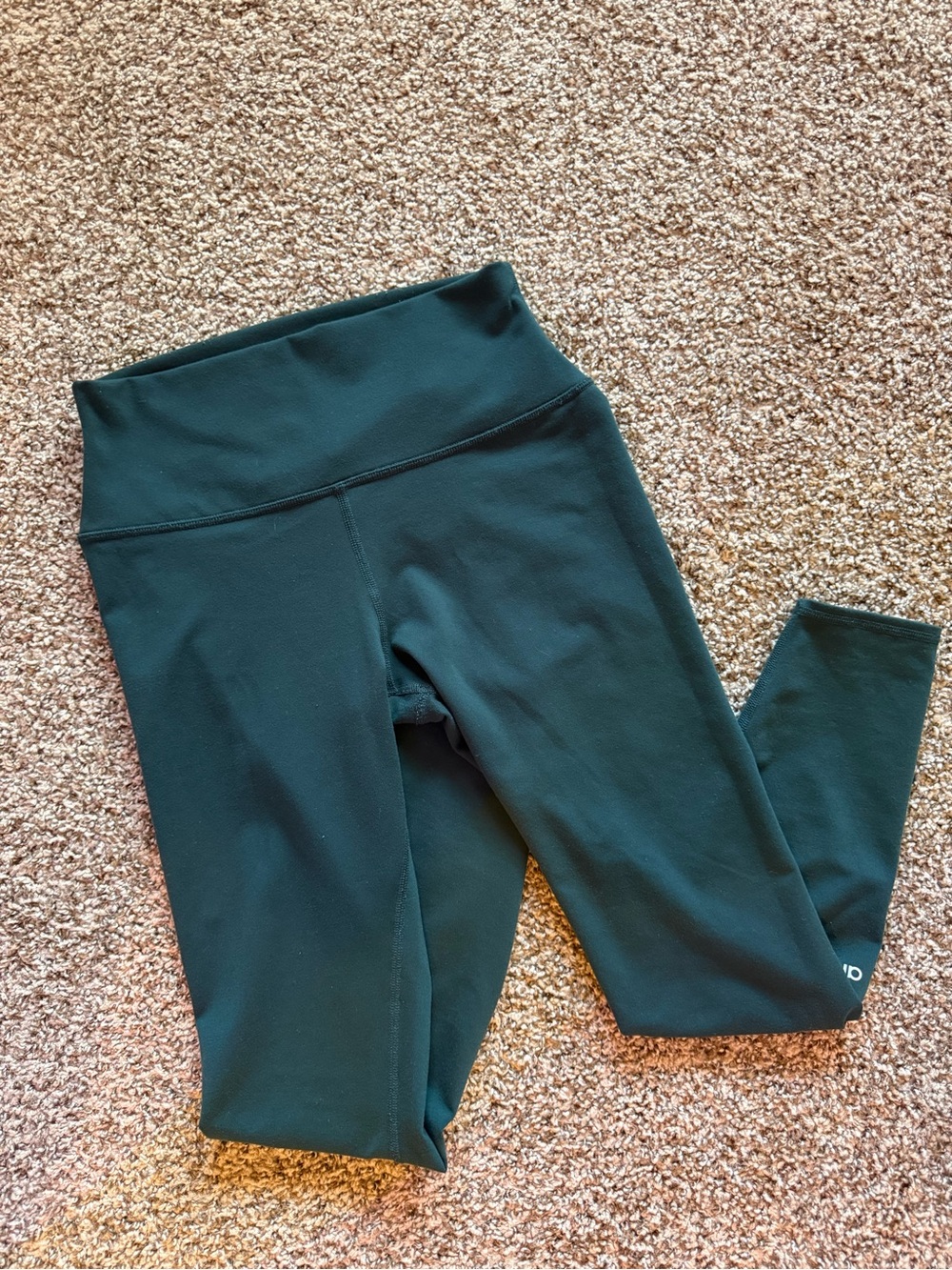 ALO Yoga 7/8 High-Rise Leggings in Midnight Green